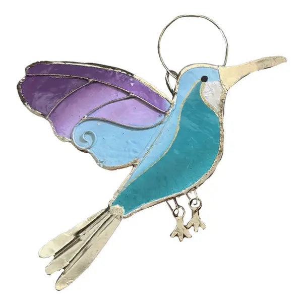 Hummingbird Capiz Ornmt