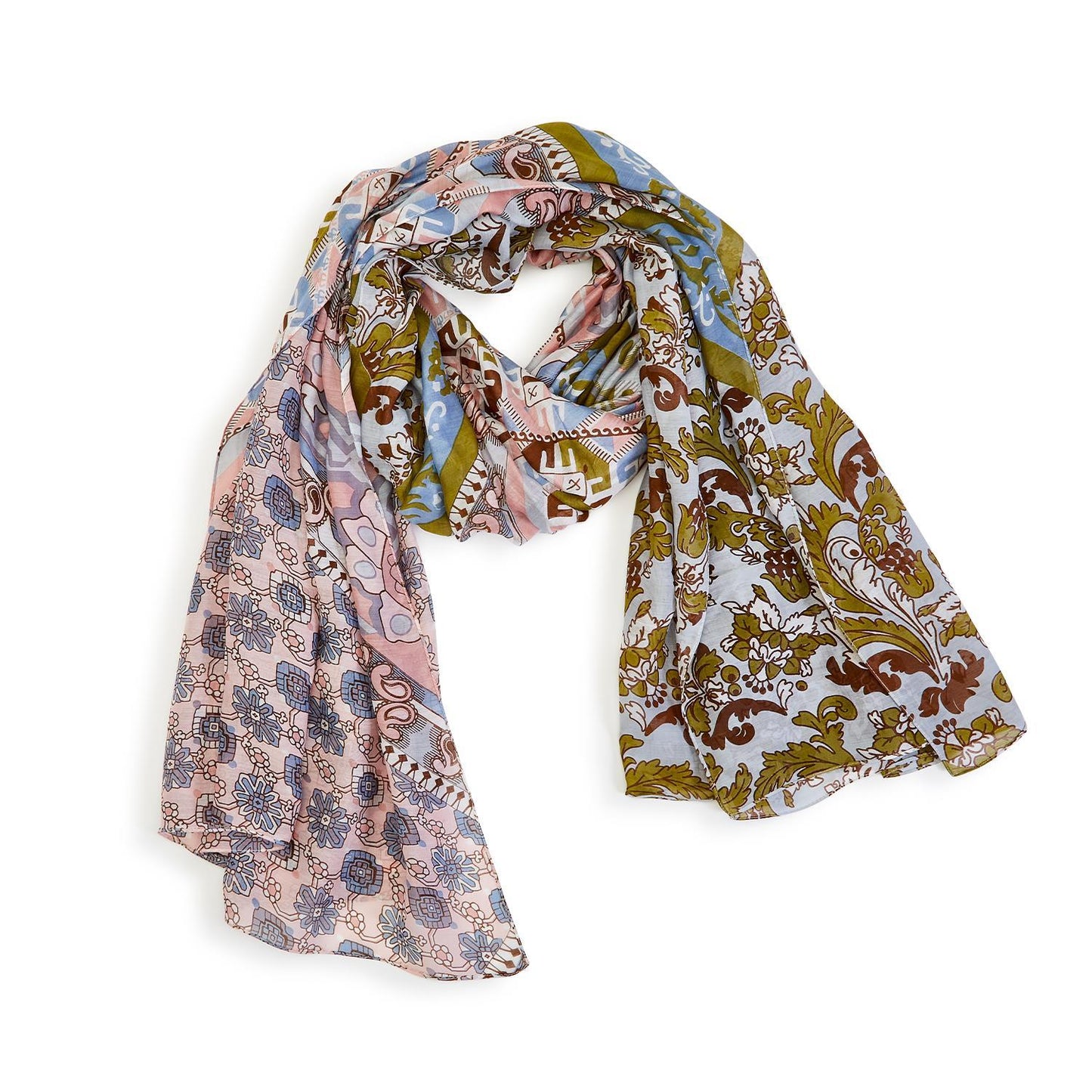 Patchwork Print Scarf