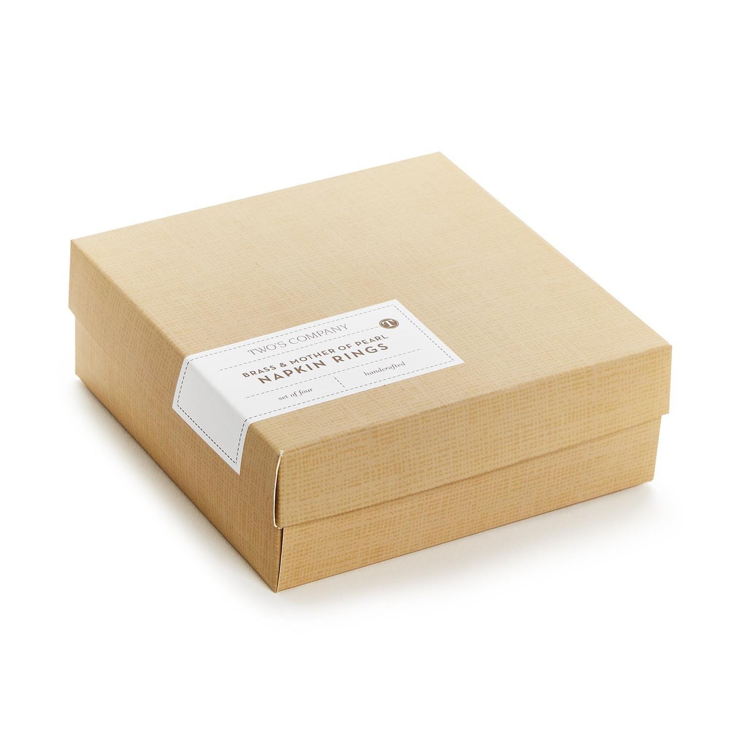 S/4 MOP Napkin Rings