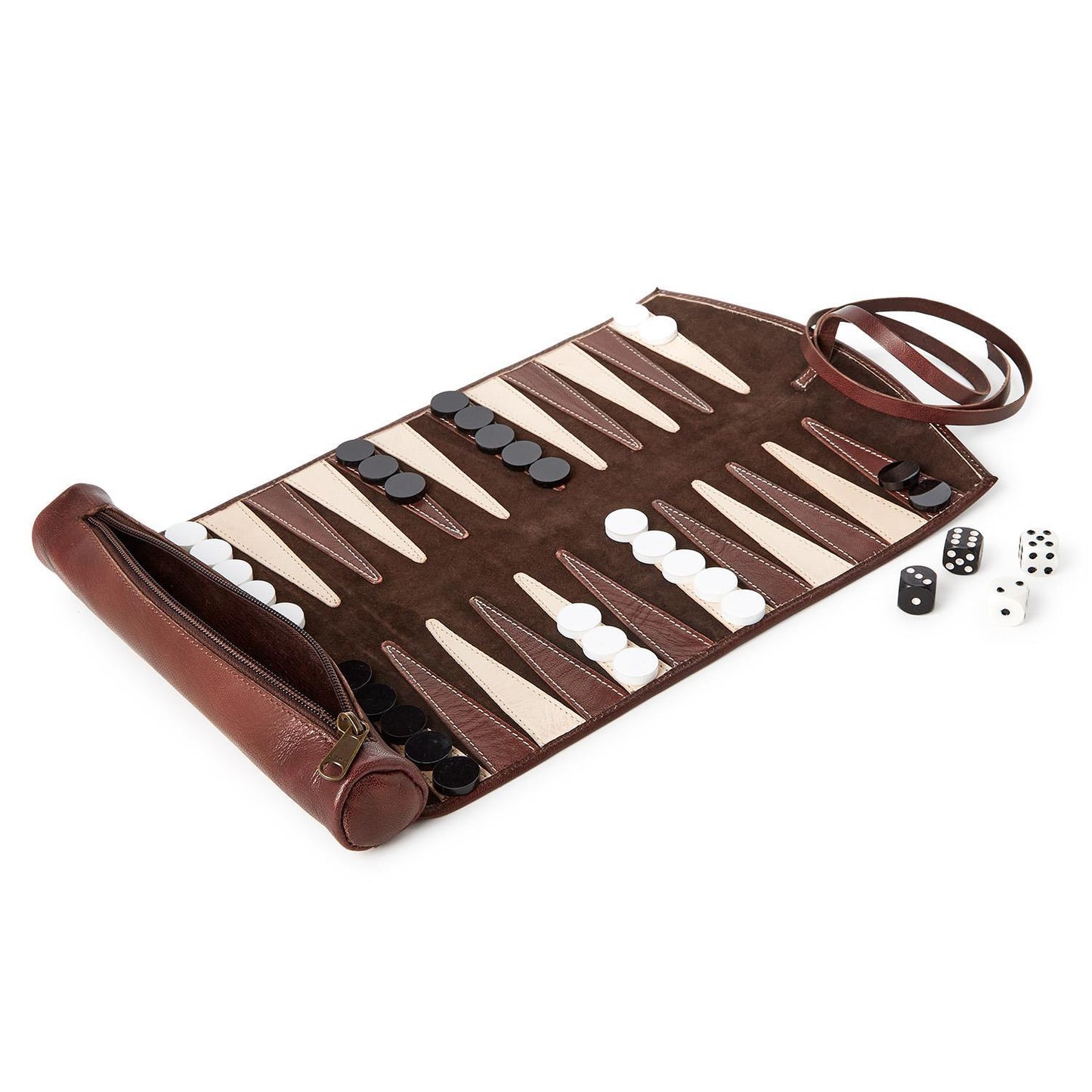 Roll Leather Backgammon