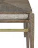 Reversible Linen Bench