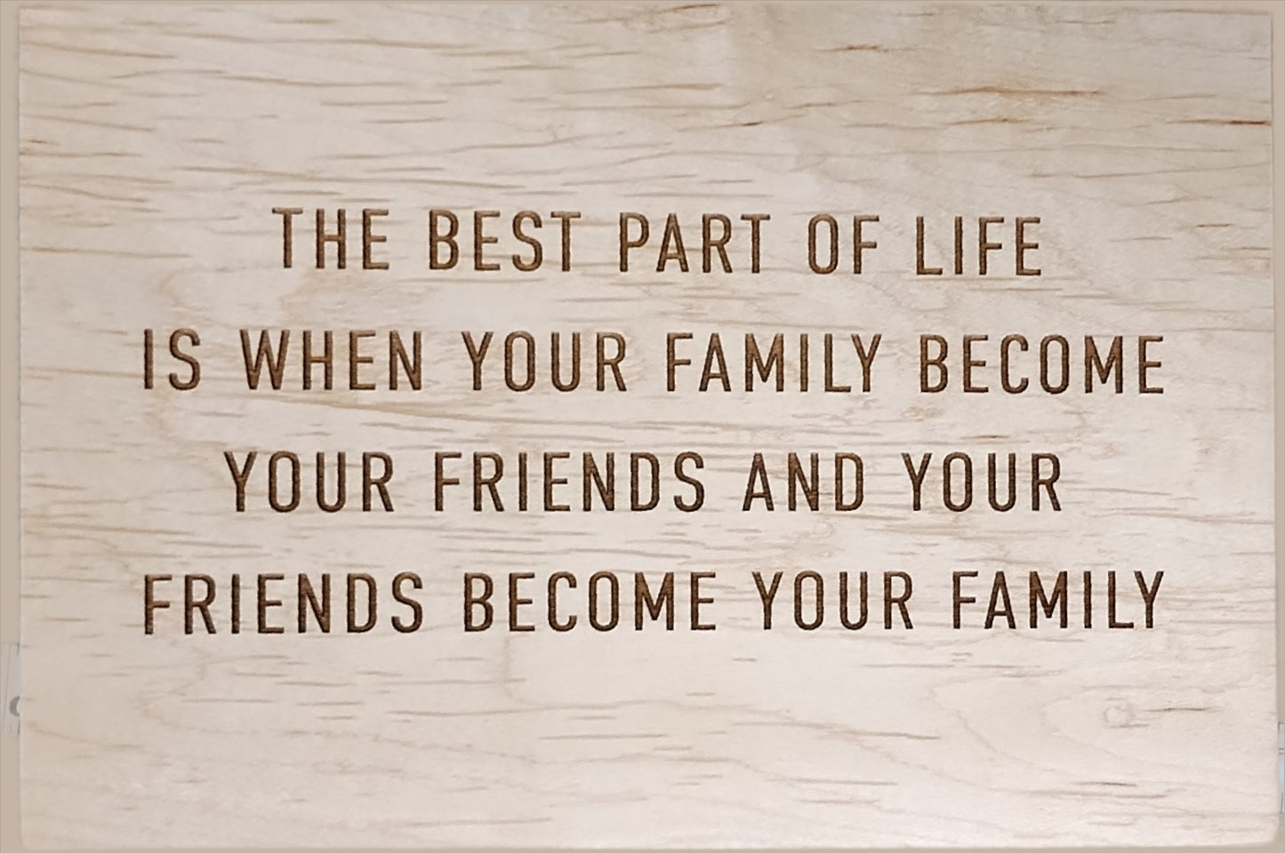 Wood Quotes Plaque