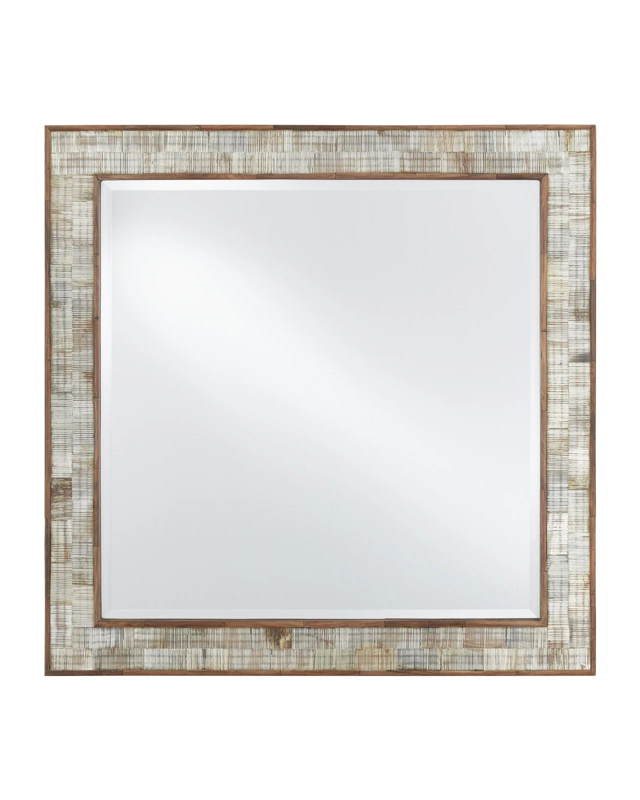 Horn/Wood Mirror