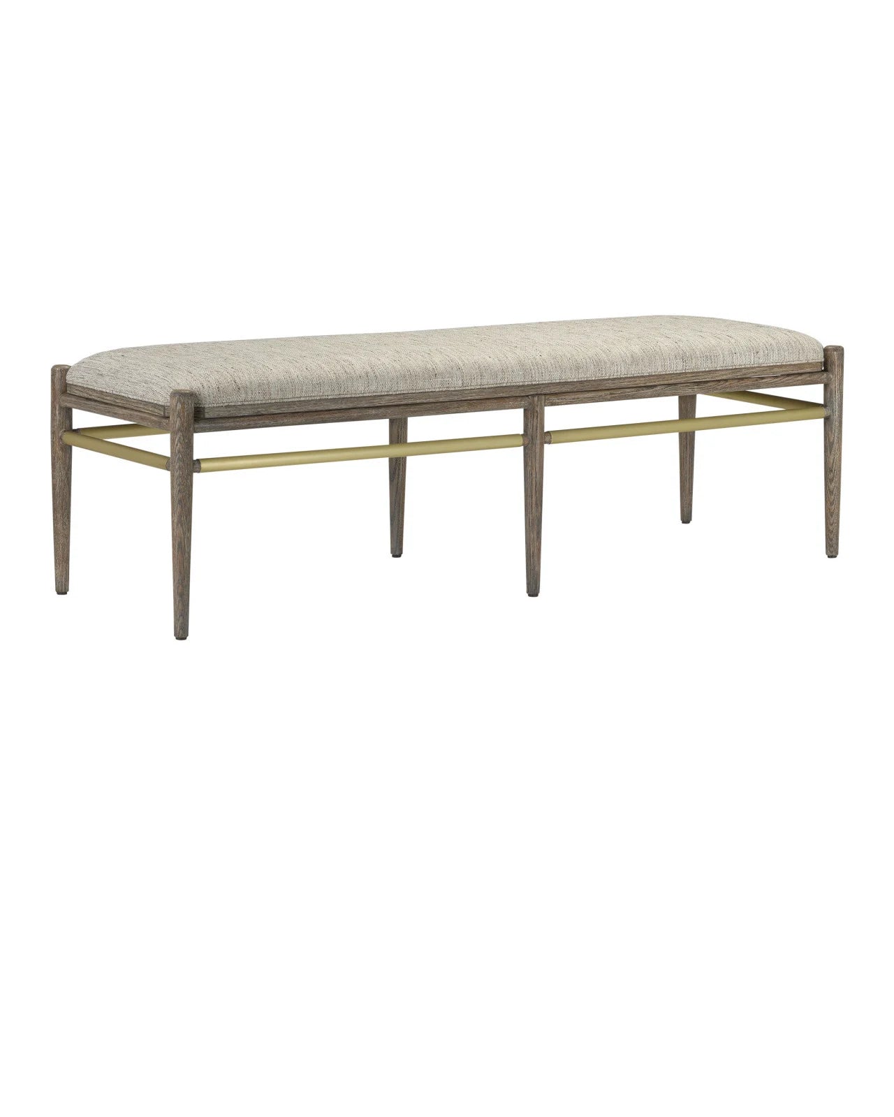 Reversible Linen Bench