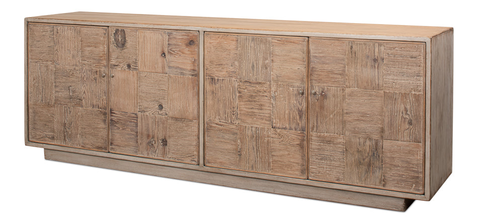 91" Parquet Sideboard