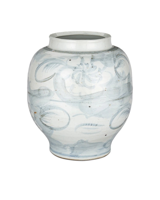 Blue/W Vase Lg