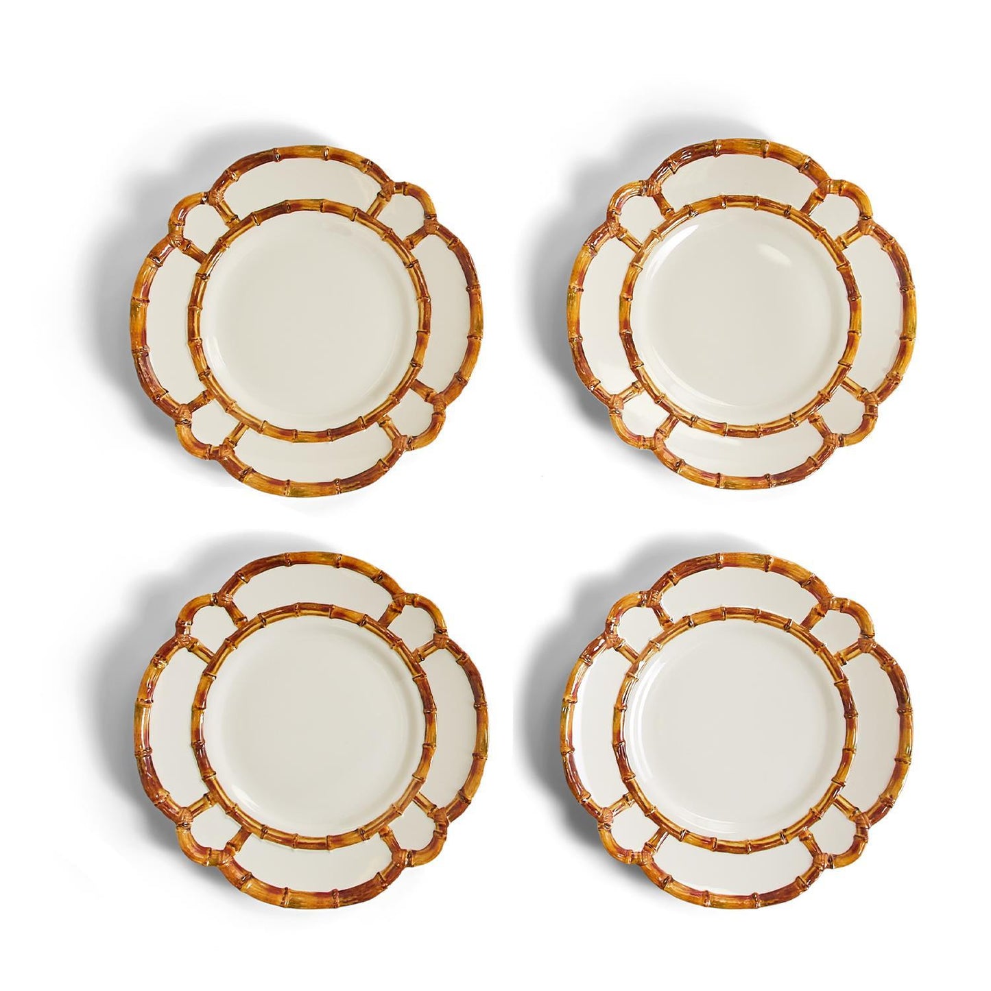 S/4 Bamboo Dinner Plate