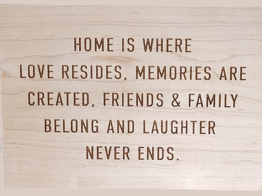 Wood Quotes Plaque