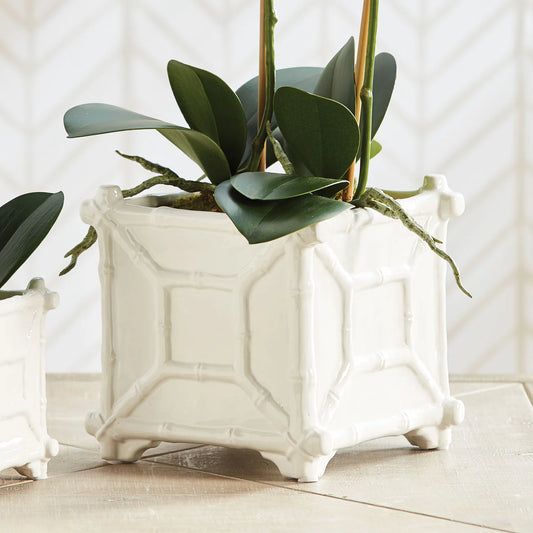 Ceramic Bamboo Cachepot