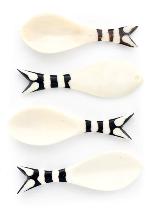 S/4 Bone Fish Spoons