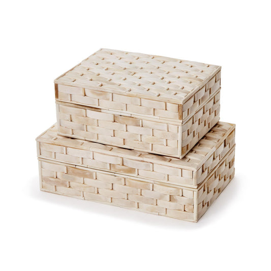 Basketweave Hinged Box