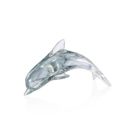 Glass Dolphin 8"