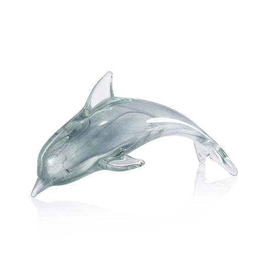 Glass Dolphin 10"