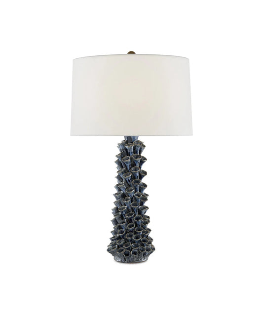 Blue Barnacle Lamp