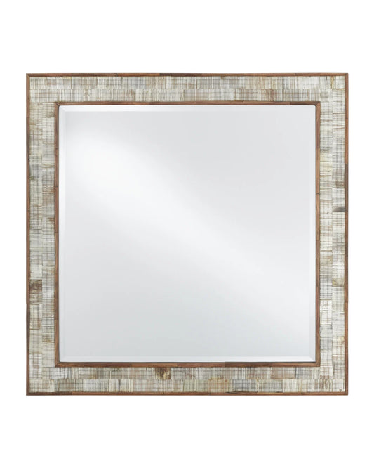 Horn/Wood Mirror