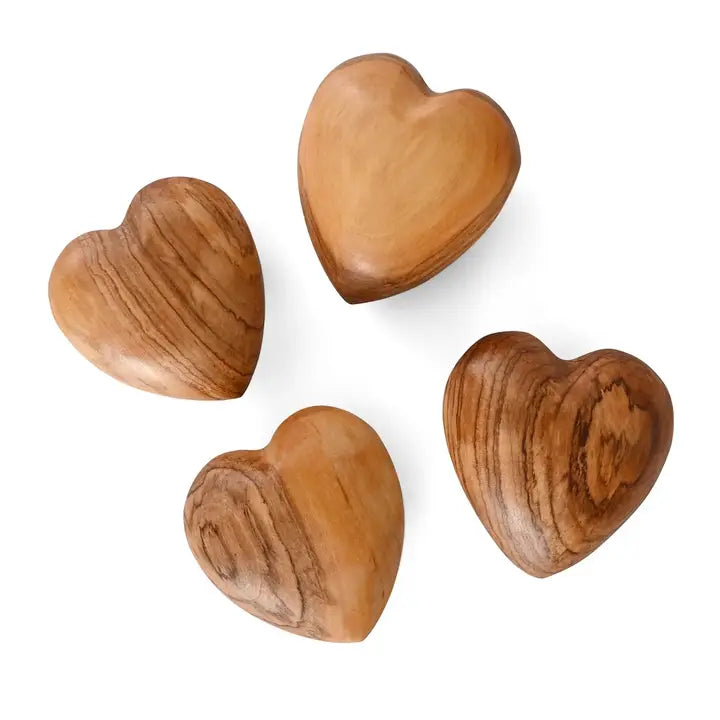 Olivewood Heart Lg