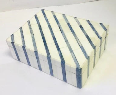 Blue/White Bone Box