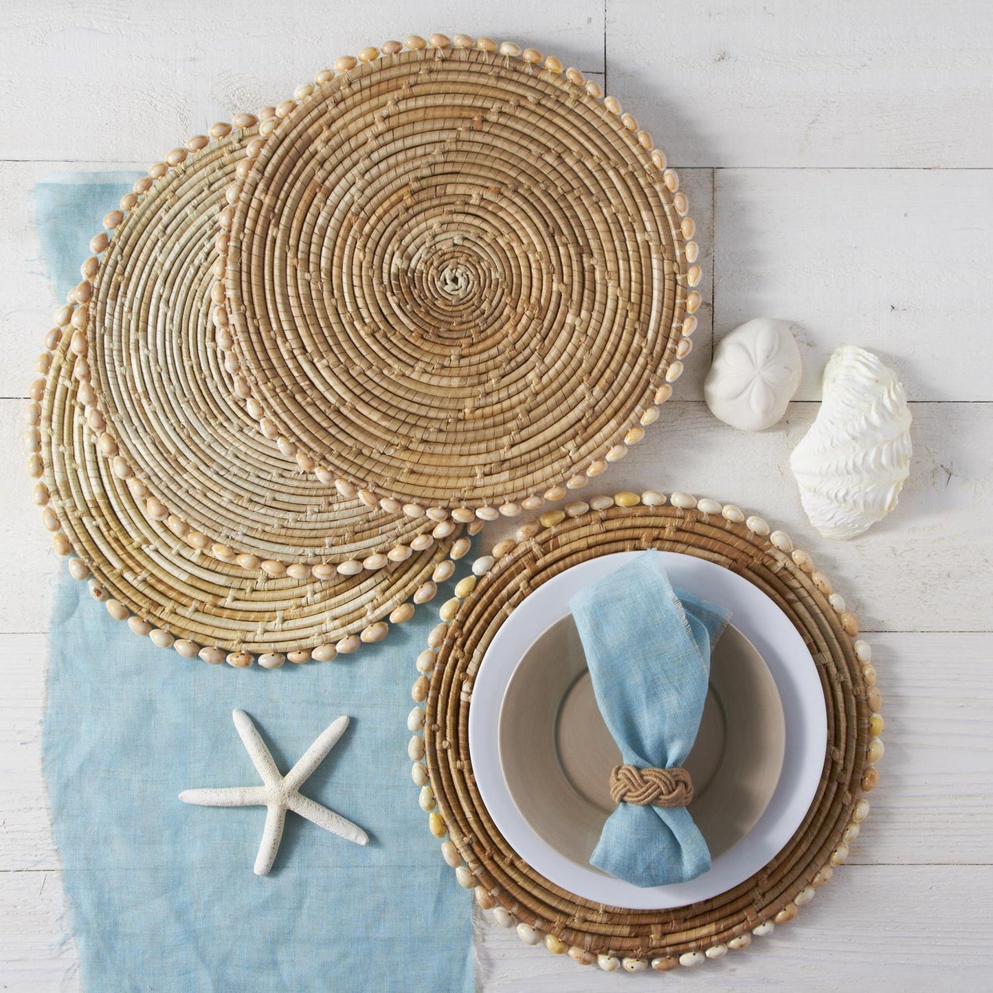 Set/4 Shell Placemats