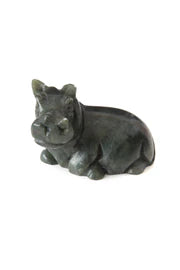 Tiny Hippo Sculpture